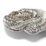 Rose embroidered brooch &ndash; inspired by Cartier
